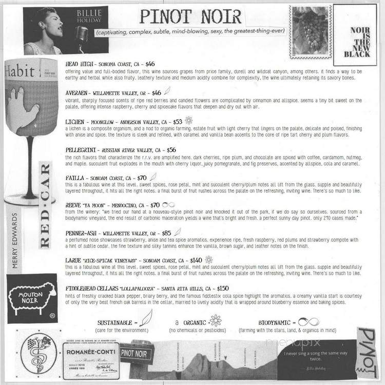 Vino & Vinyl - Sugar Land, TX menu_pic