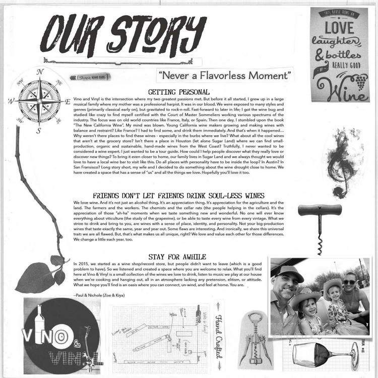 Vino & Vinyl - Sugar Land, TX menu_pic