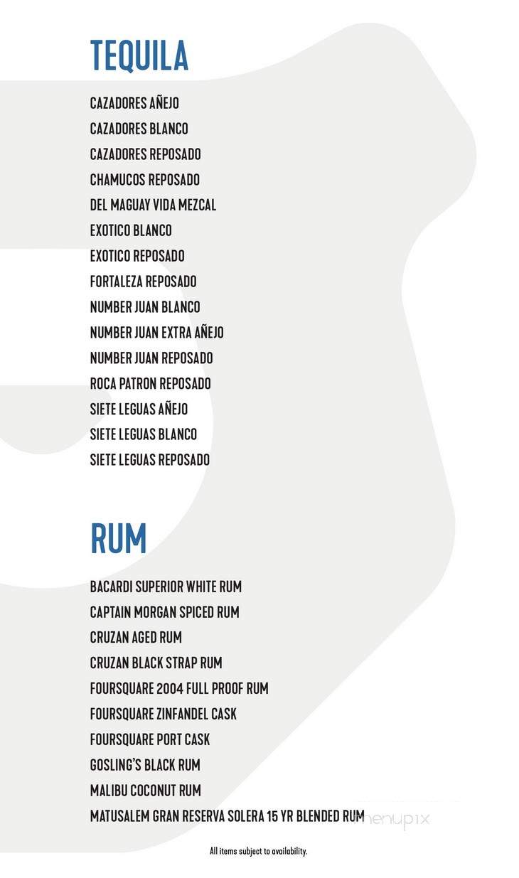 Whiskey Bear - Lexington, KY menu_pic