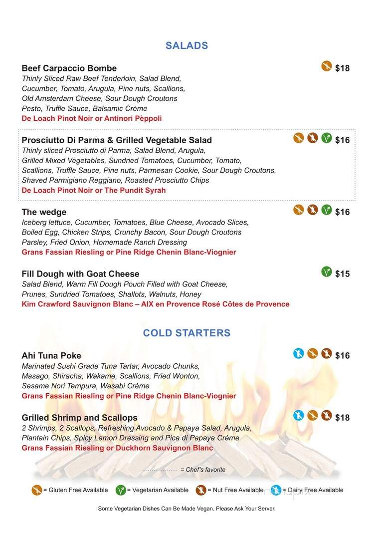 Yemanja Woodfire Grill - Toms River, NJ menu_pic