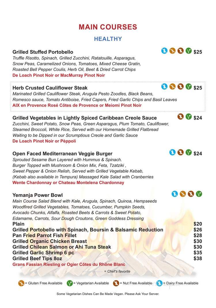 Yemanja Woodfire Grill - Toms River, NJ menu_pic