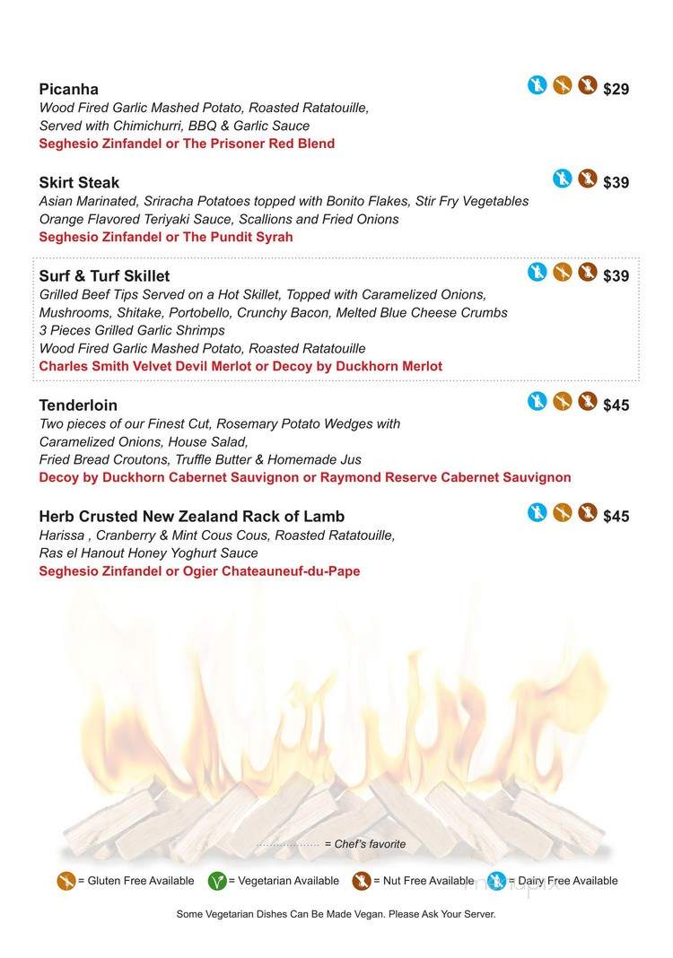 Yemanja Woodfire Grill - Toms River, NJ menu_pic