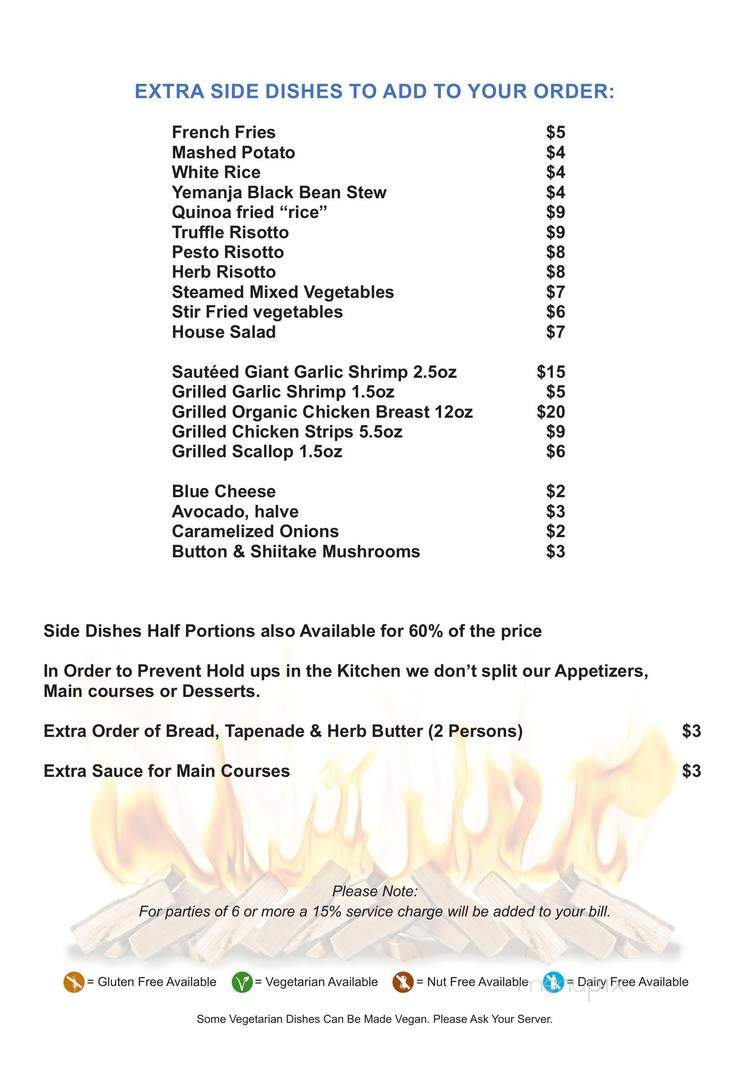 Yemanja Woodfire Grill - Toms River, NJ menu_pic