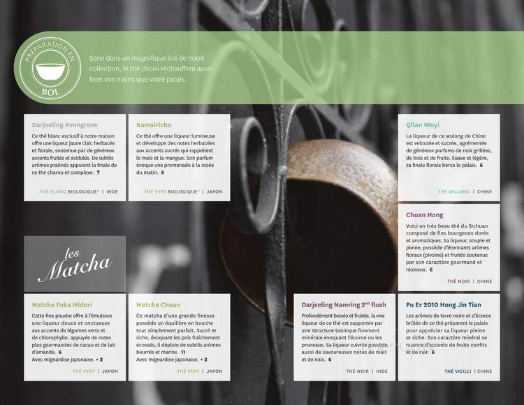 Camellia Sinensis - Montreal, QC menu_pic