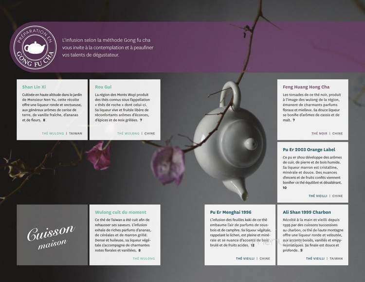 Camellia Sinensis - Montreal, QC menu_pic