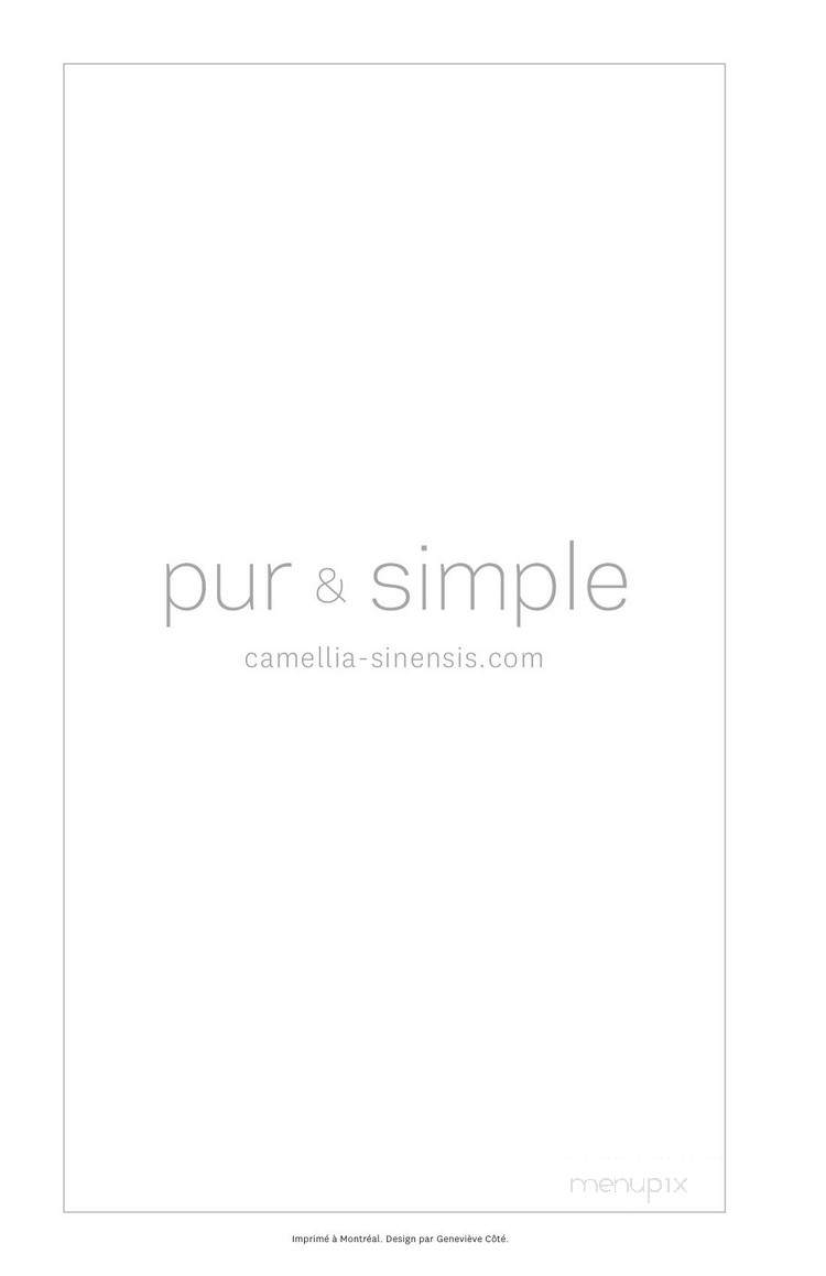Camellia Sinensis - Montreal, QC menu_pic