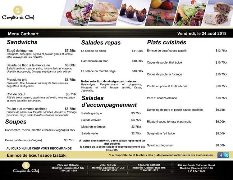 Comptoir du Chef - Montreal, QC