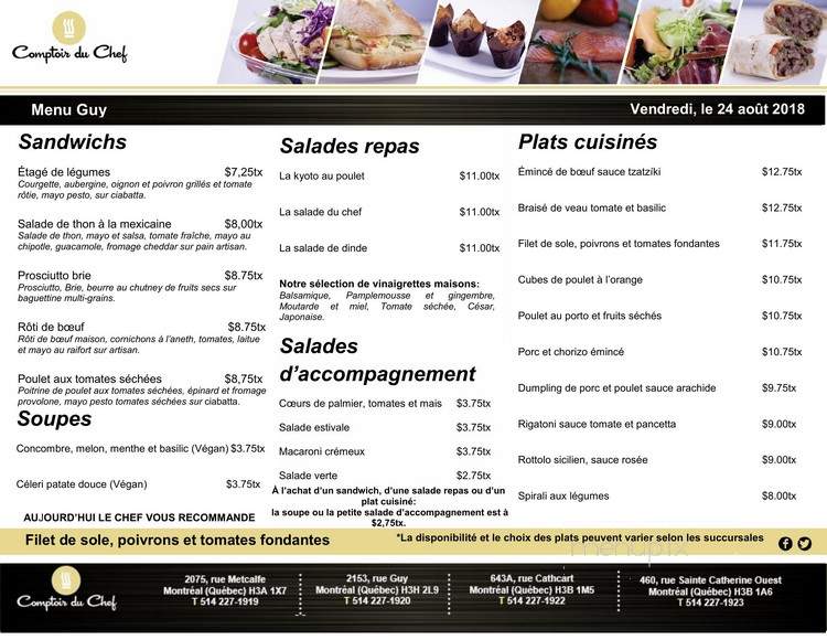 Comptoir du Chef - Montreal, QC