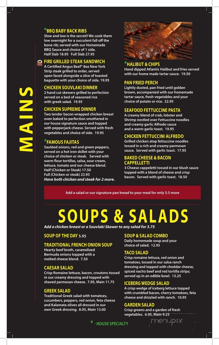 Boulevard Grill - Sarnia, ON menu_pic