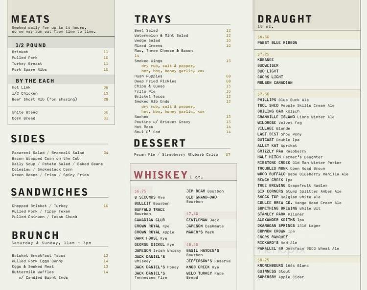 Main Street Beer & BBQ - Airdrie, AB menu_pic