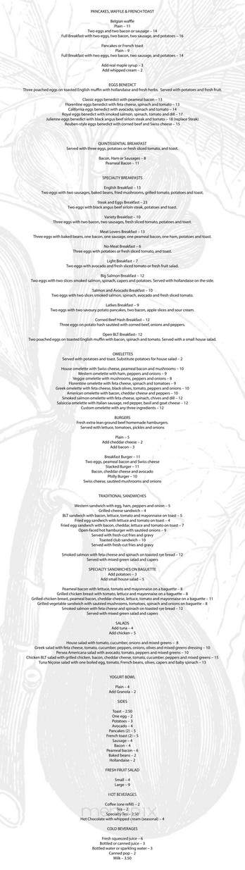 Figs Breakfast & Lunch - Toronto, ON menu_pic