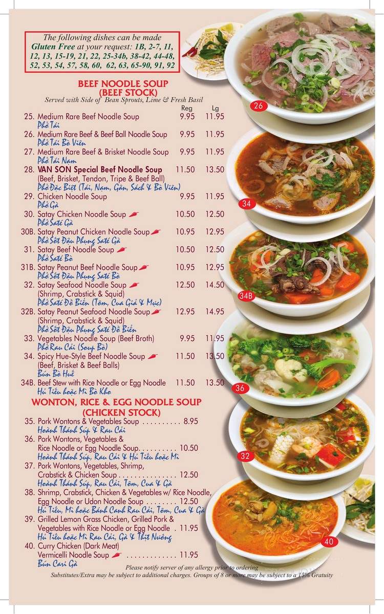 Van Son Vietnamese Cuisine - Calgary, AB