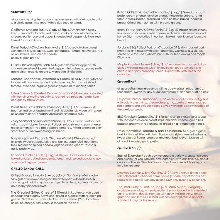 Jeffery's Cafe Co - Grande Prairie, AB menu_pic