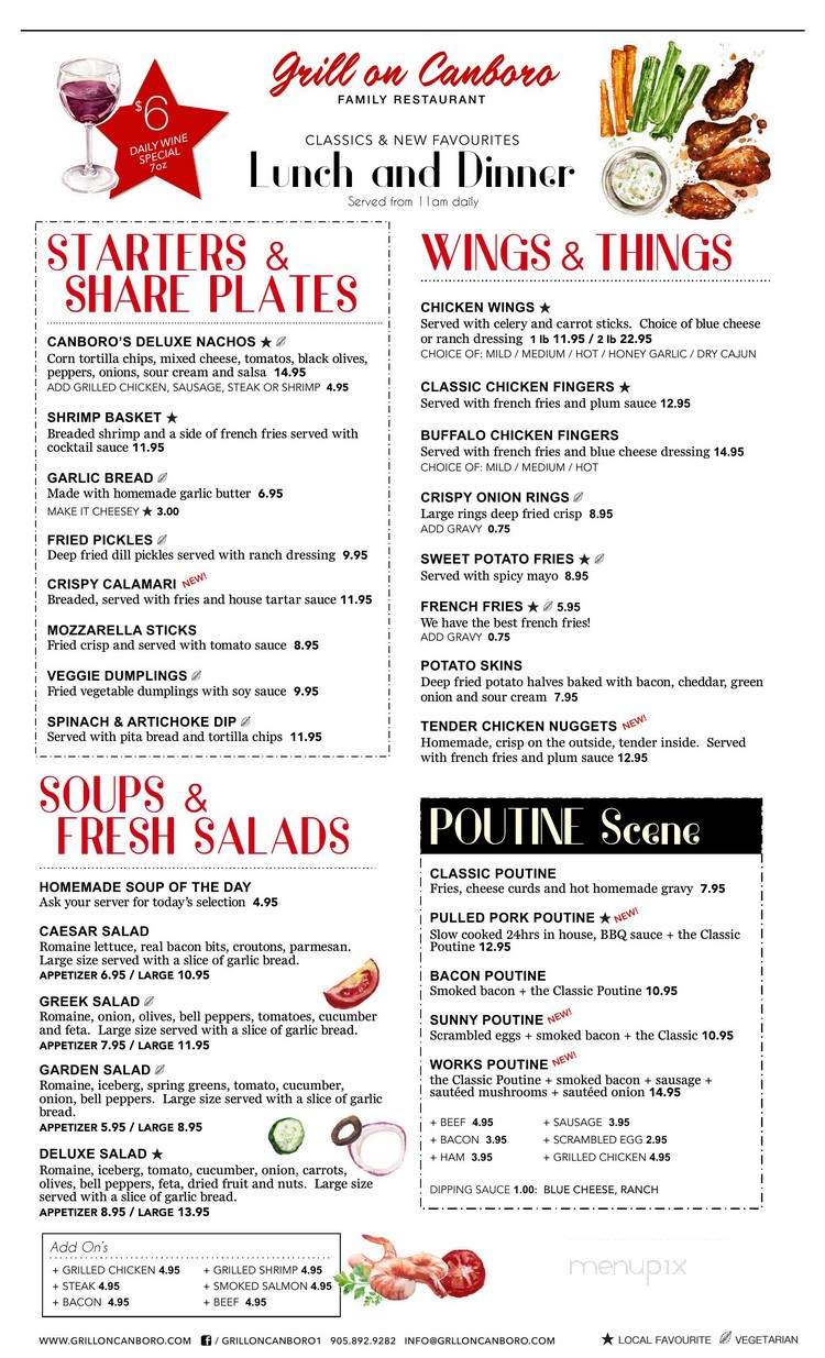 Grill on Canboro - Pelham, ON menu_pic