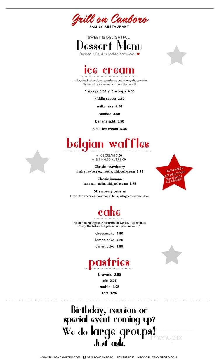 Grill on Canboro - Pelham, ON menu_pic