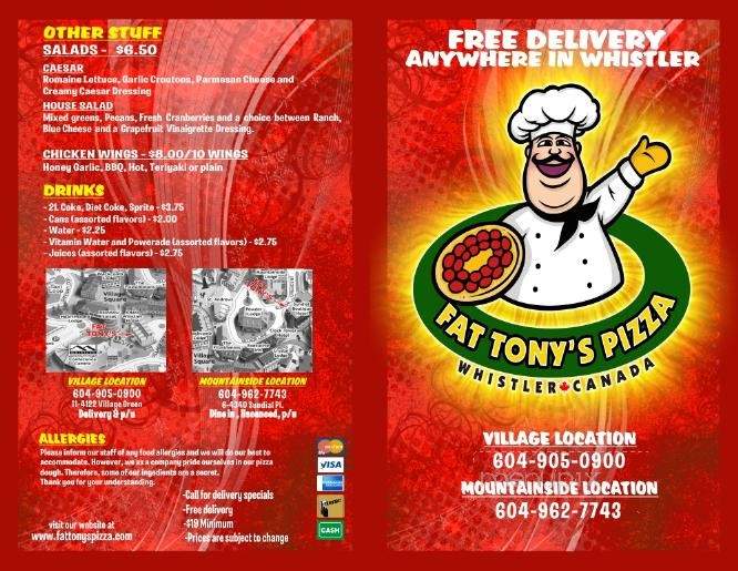 Fat Tony's Pizza - Whistler, BC