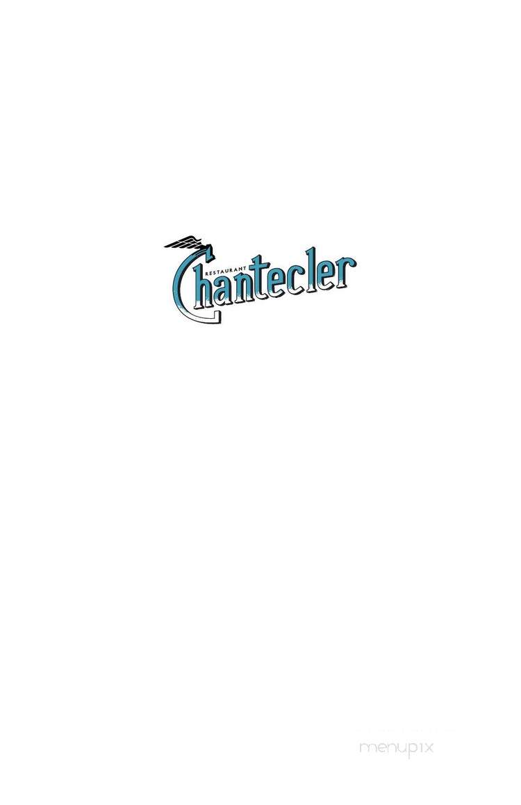 Restaurant Chantecler - Toronto, ON menu_pic