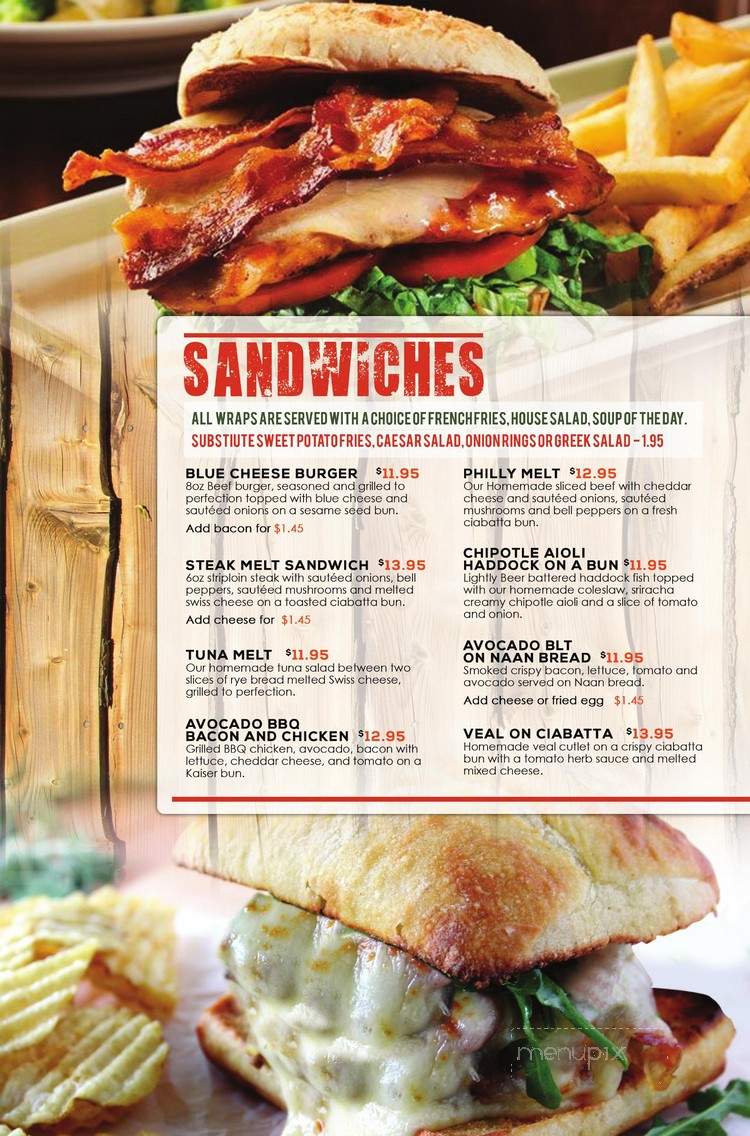 Quick Flame Restaurant and Bar - Oshawa, ON menu_pic