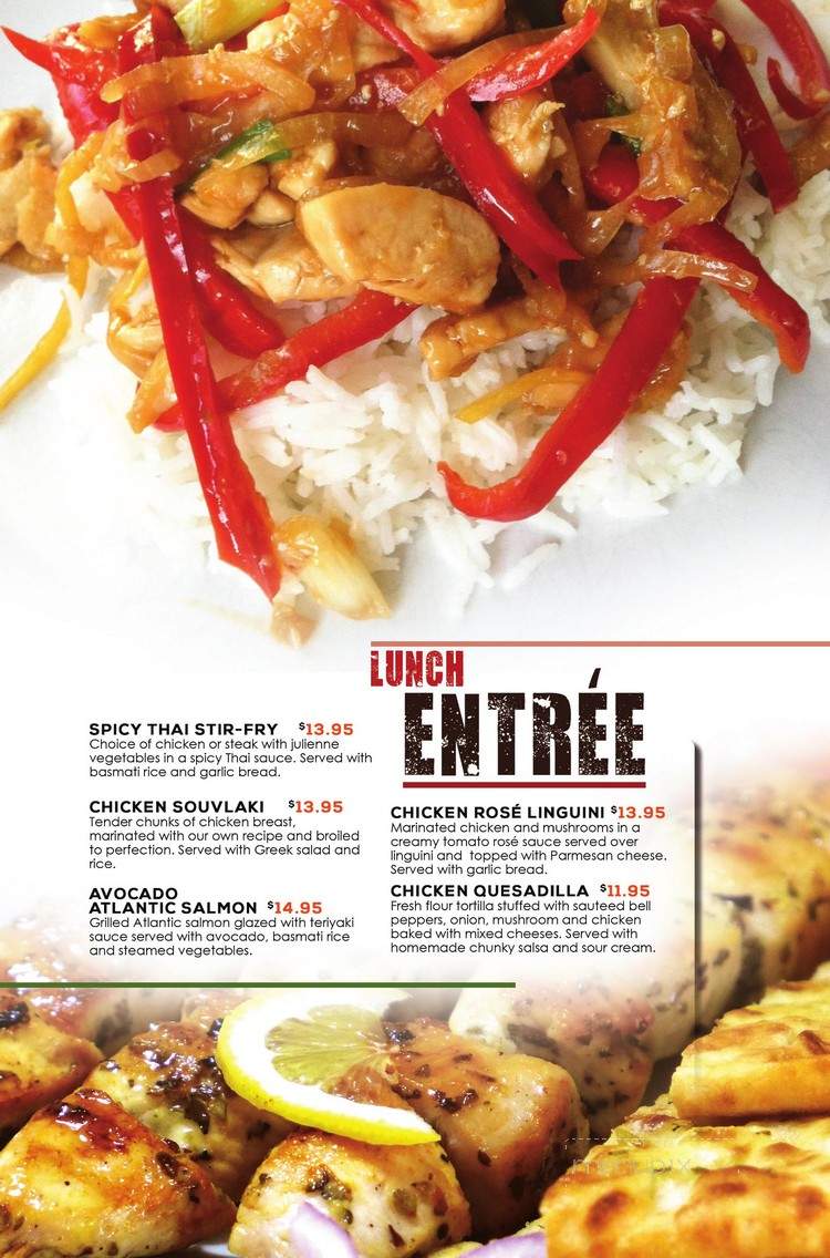 Quick Flame Restaurant and Bar - Oshawa, ON menu_pic