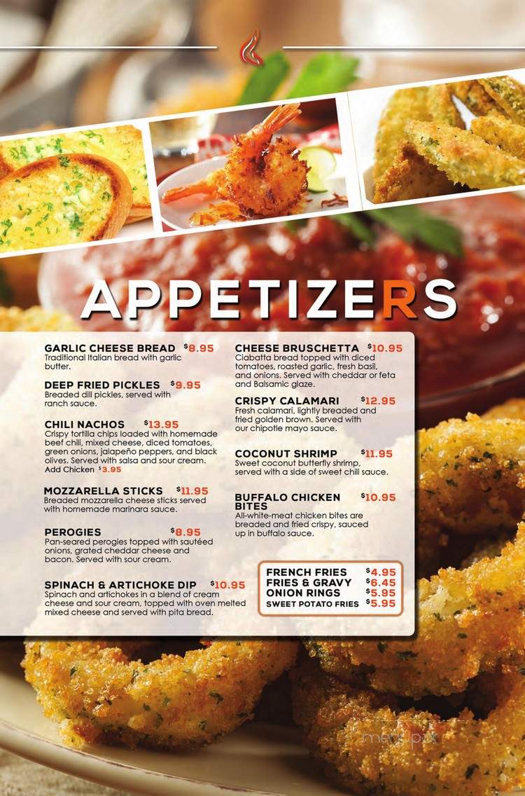 Quick Flame Restaurant and Bar - Oshawa, ON menu_pic