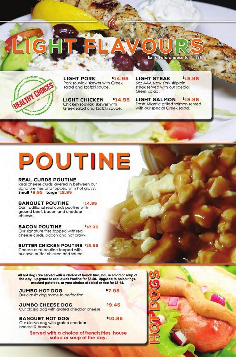 Quick Flame Restaurant and Bar - Oshawa, ON menu_pic