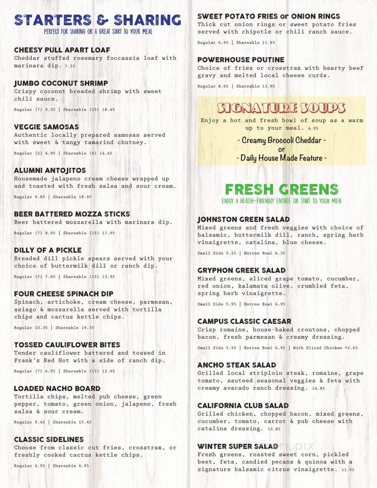 Brass Taps - Guelph, ON menu_pic