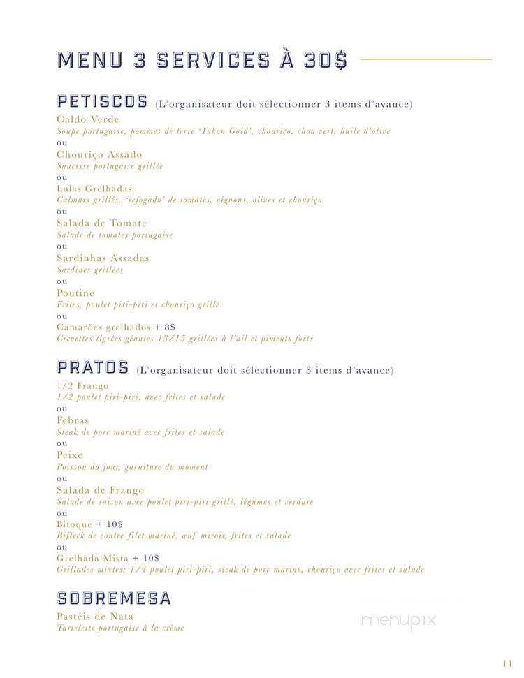 Taberna - Montreal, QC menu_pic