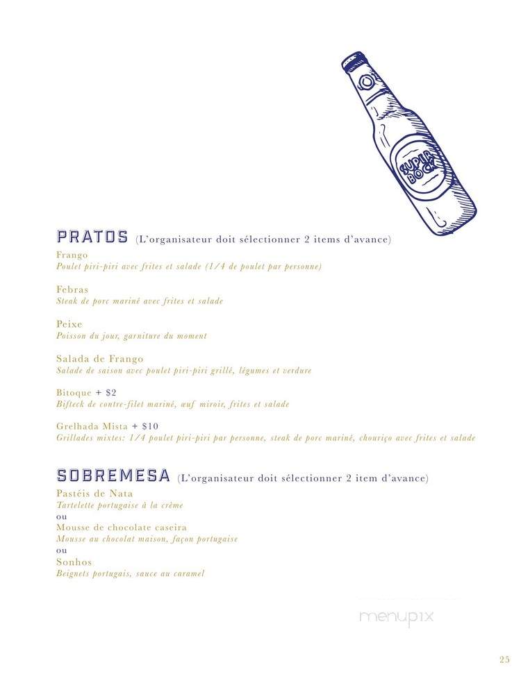 Taberna - Montreal, QC menu_pic