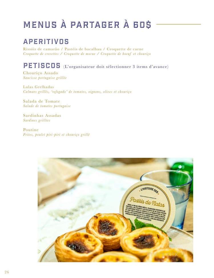 Taberna - Montreal, QC menu_pic