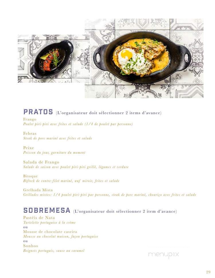 Taberna - Montreal, QC menu_pic