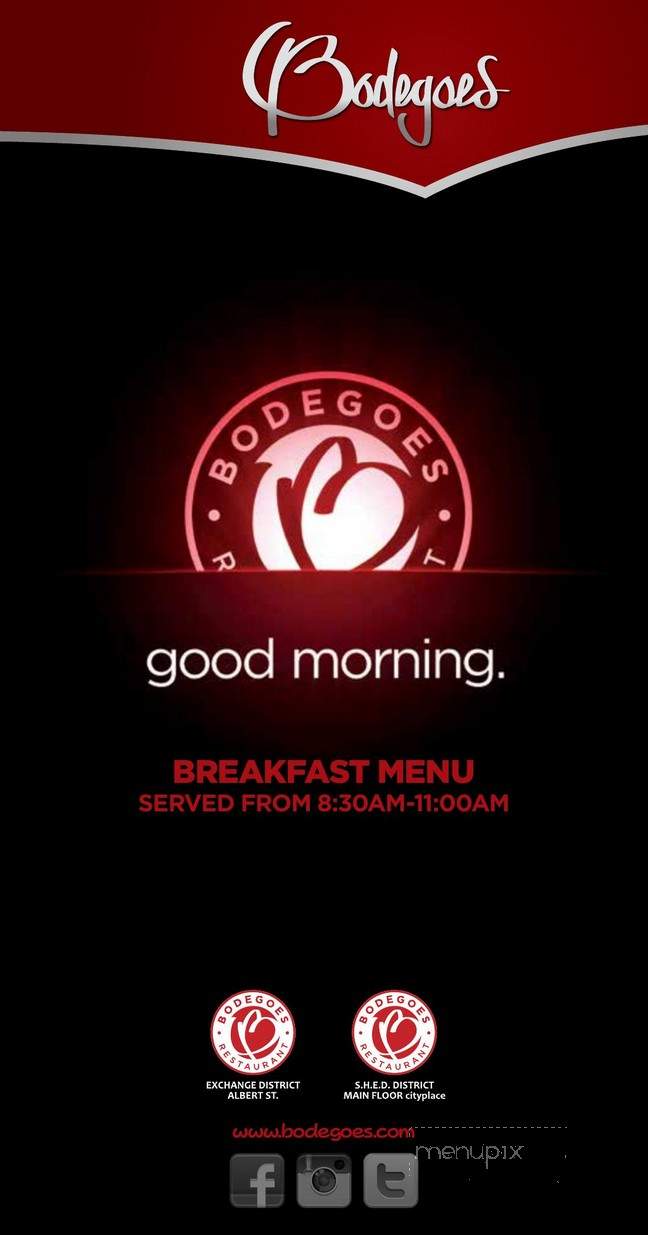 Bodegoes - Winnipeg, MB menu_pic
