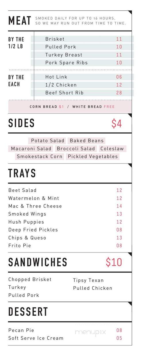 Hayden Block Smoke & Whiskey - Calgary, AB menu_pic