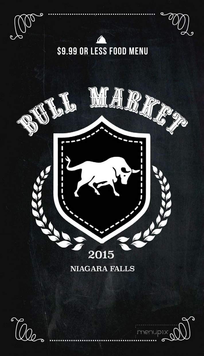 Bull Market - Niagara Falls, ON menu_pic