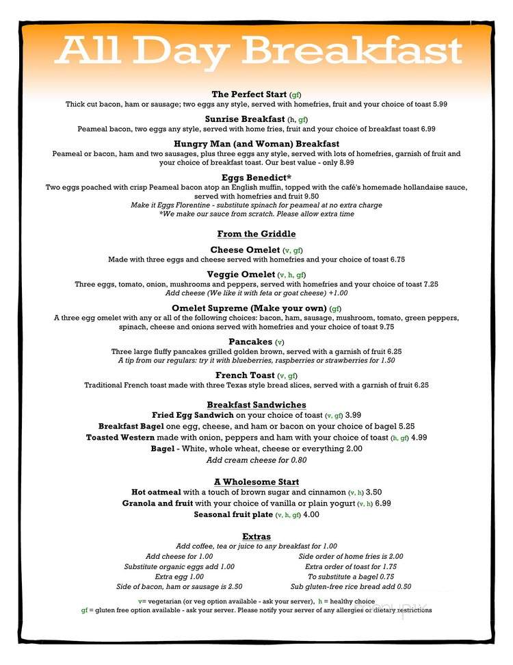 Holy Grounds Cafe and Eatery - Cannington, ON menu_pic