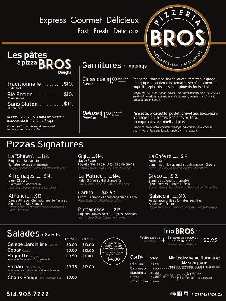 Pizzeria Bros - Montreal, QC