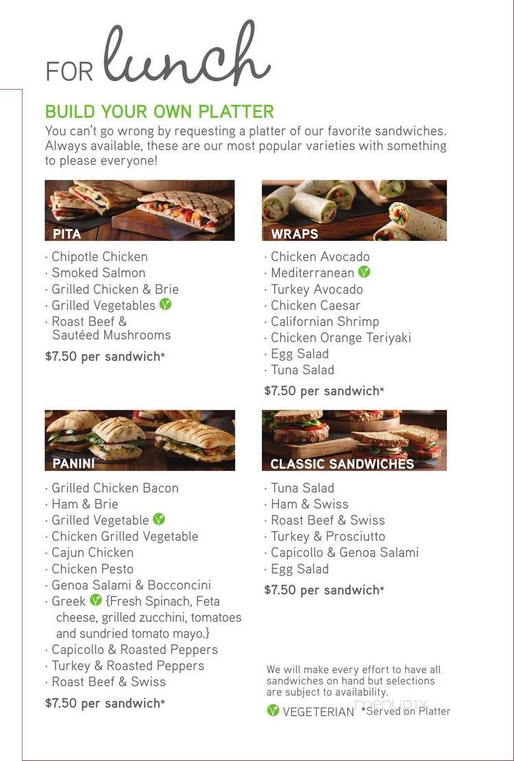La Prep - Calgary, AB menu_pic