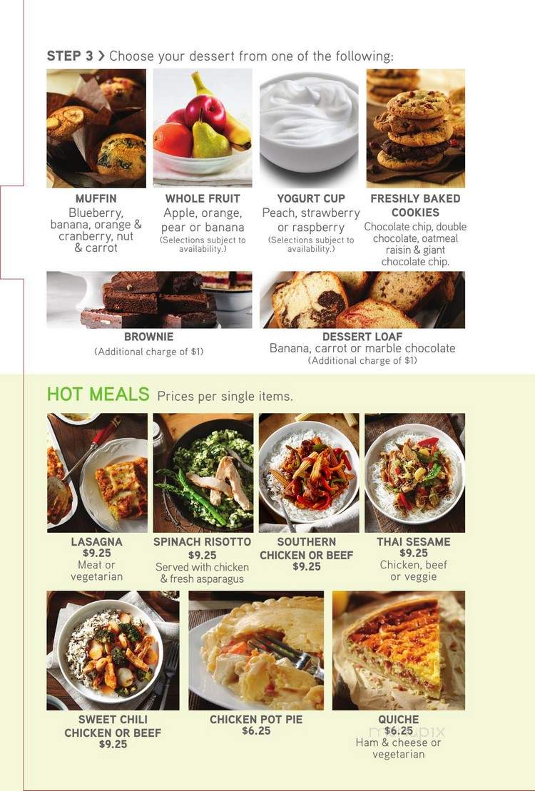La Prep - Calgary, AB menu_pic