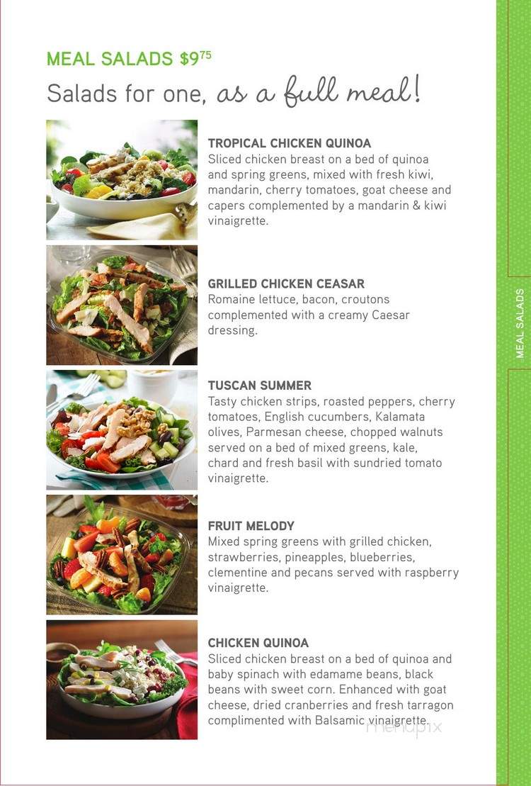 La Prep - Calgary, AB menu_pic