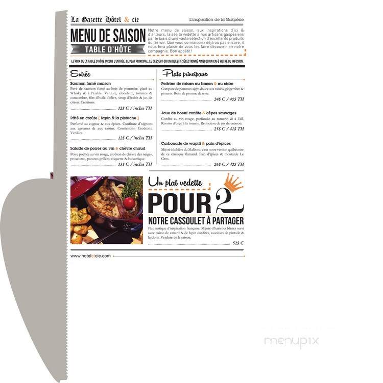 La Broue dans l''Toupet - Sainte-Anne-des-Monts, QC menu_pic