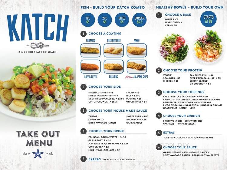 Katch Seafood Shack - Upper Tantallon, NS menu_pic