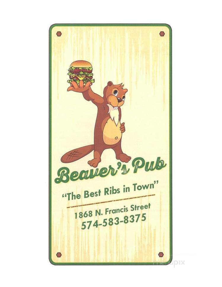 Beavers Pub - Monticello, IN menu_pic
