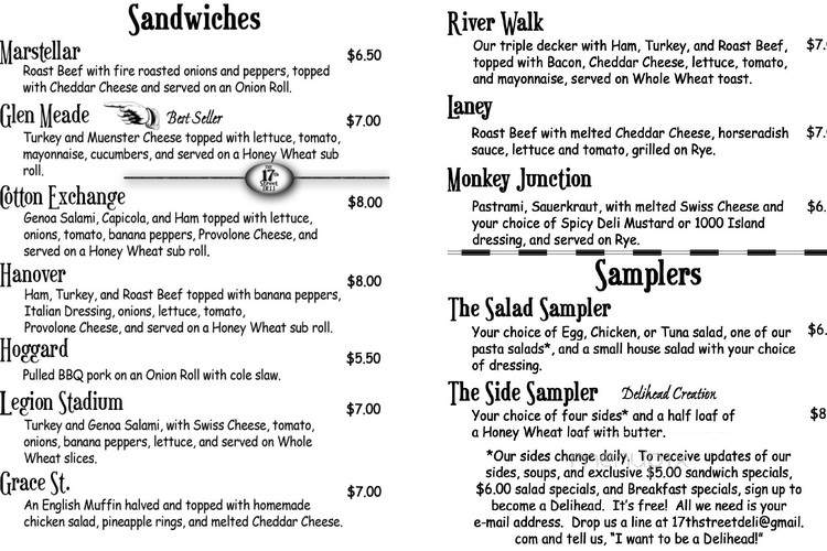 On A Roll - Wilmington, NC menu_pic