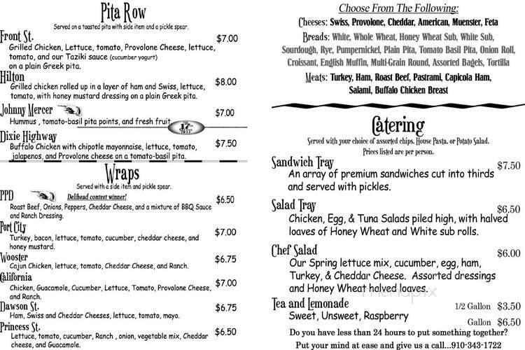 On A Roll - Wilmington, NC menu_pic