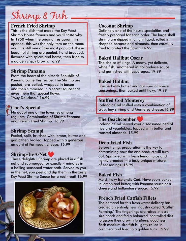 Key West Shrimp House - Madison, IN menu_pic