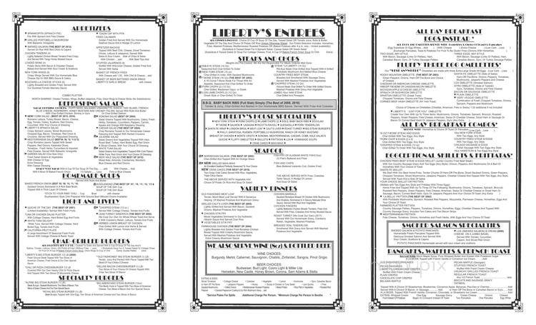 Liberty Diner II - Fort Wayne, IN menu_pic