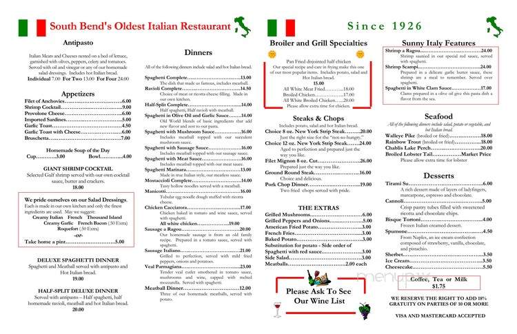 Sunny Italy Cafe - South Bend, IN