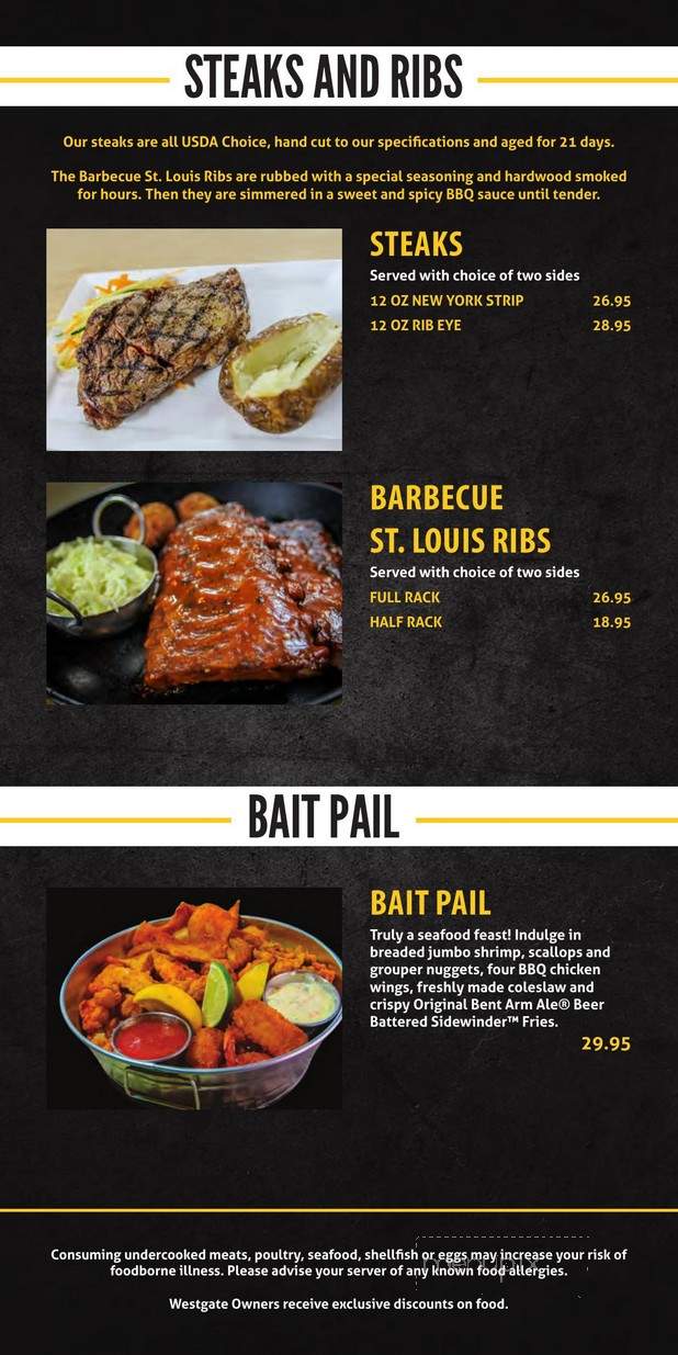 Drafts Sports Bar & Grill - Myrtle Beach, SC menu_pic