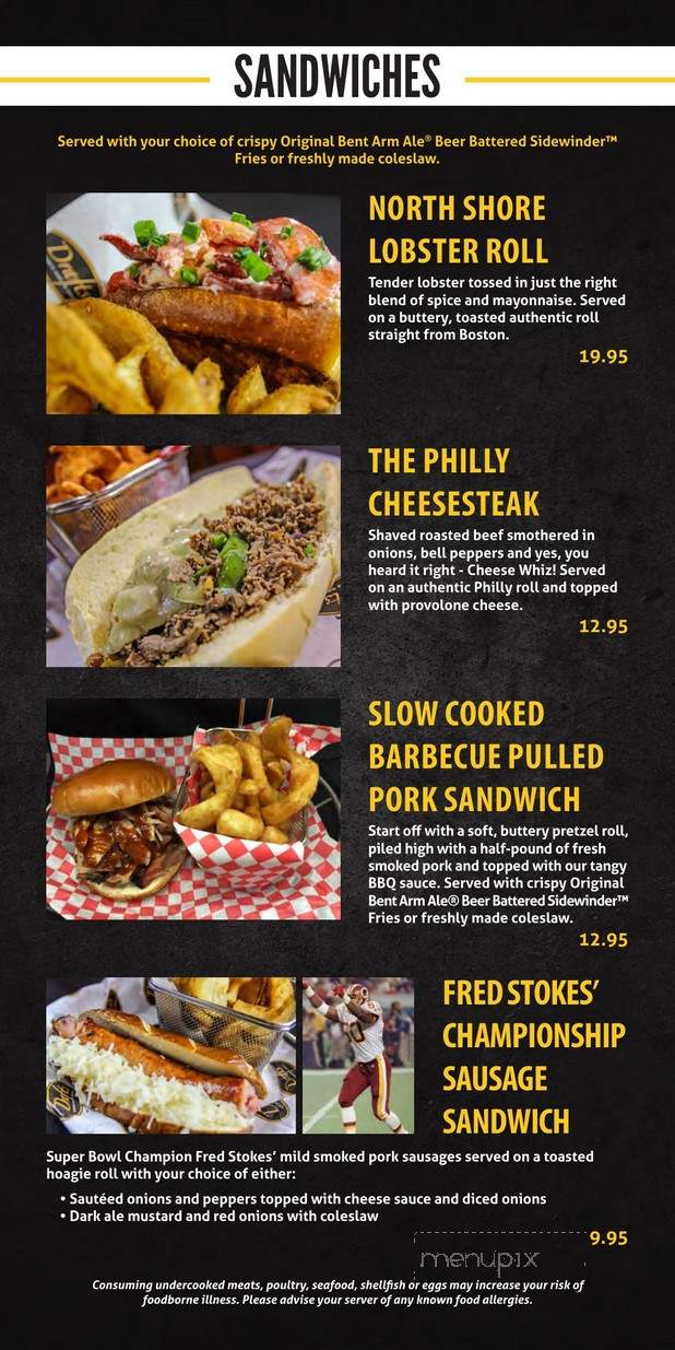 Drafts Sports Bar & Grill - Myrtle Beach, SC menu_pic