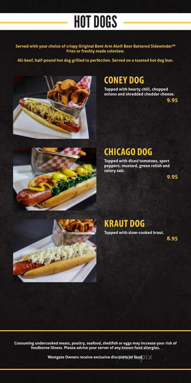 Drafts Sports Bar & Grill - Myrtle Beach, SC menu_pic