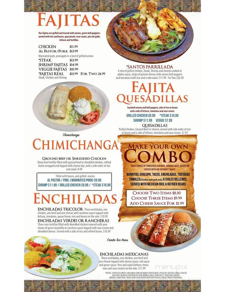 El Real Mexican Grill - Bethlehem, GA menu_pic